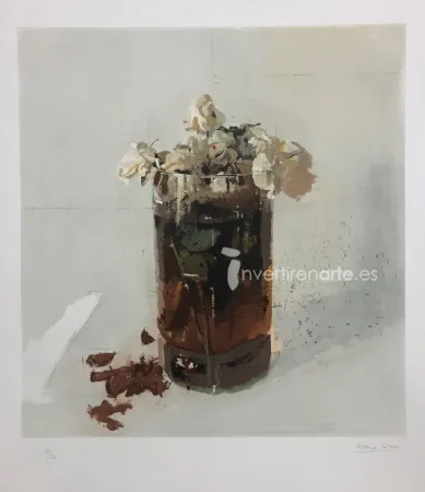 Engraving López Garcia - Rosas de Ávila II