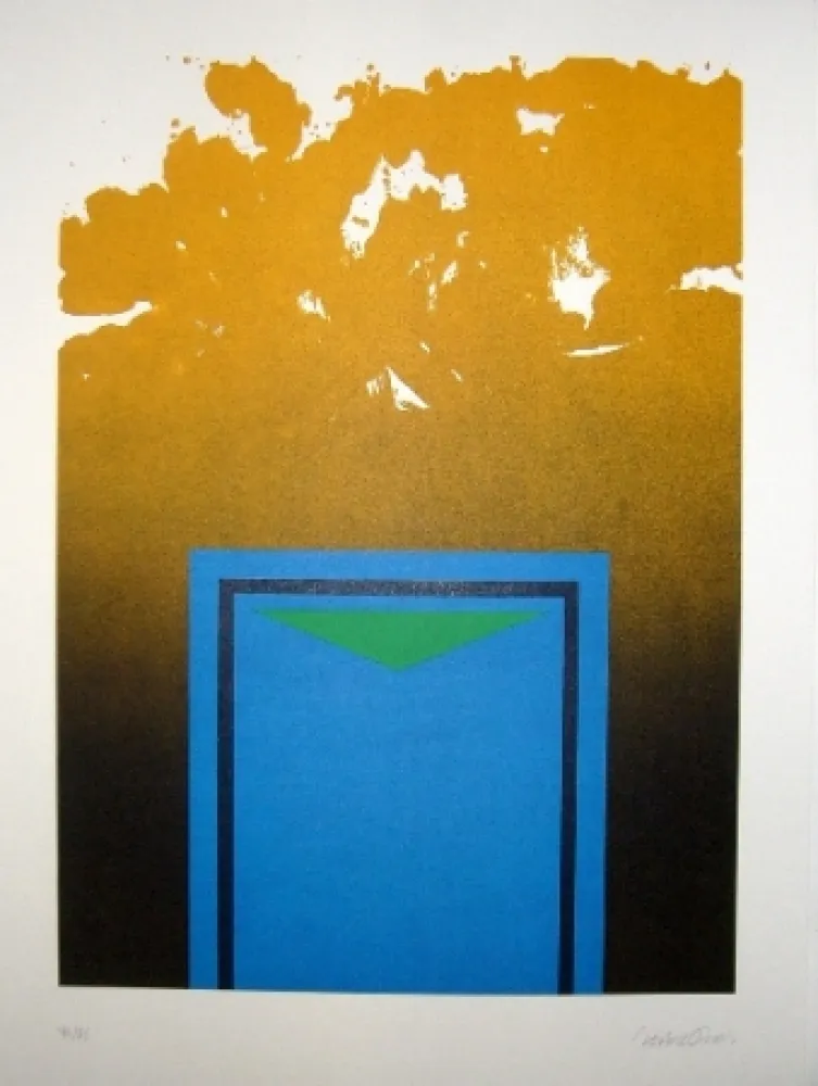 Lithograph Lopez Osornio - La otra geometria 1
