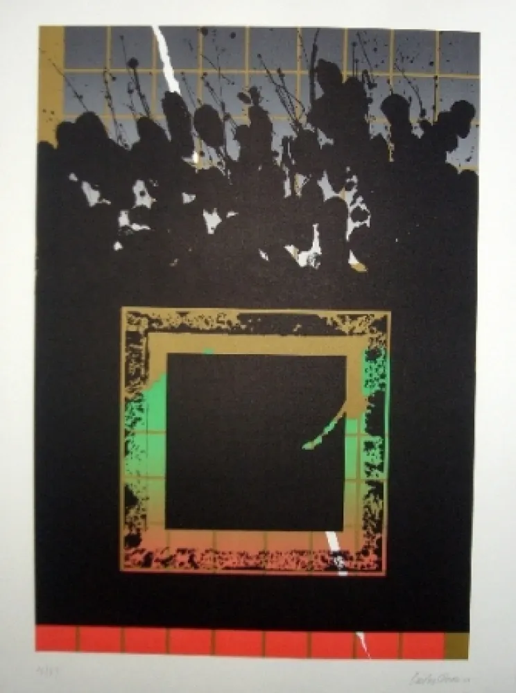 Lithograph Lopez Osornio - La otra geometria 11