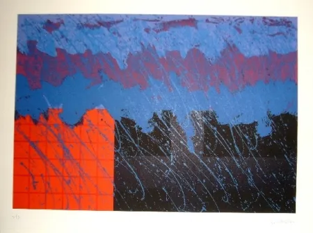 Lithograph Lopez Osornio - La otra geometria 2