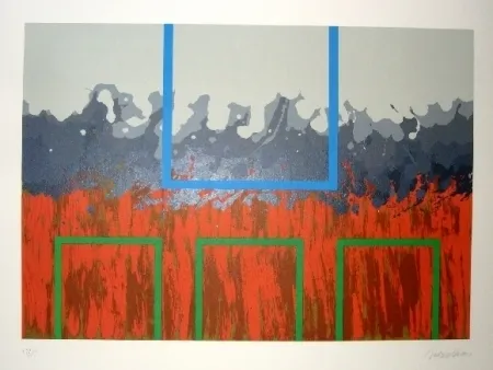 Lithograph Lopez Osornio - La otra geometria 4