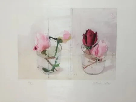Etching Lopez - Rosas de invierno I