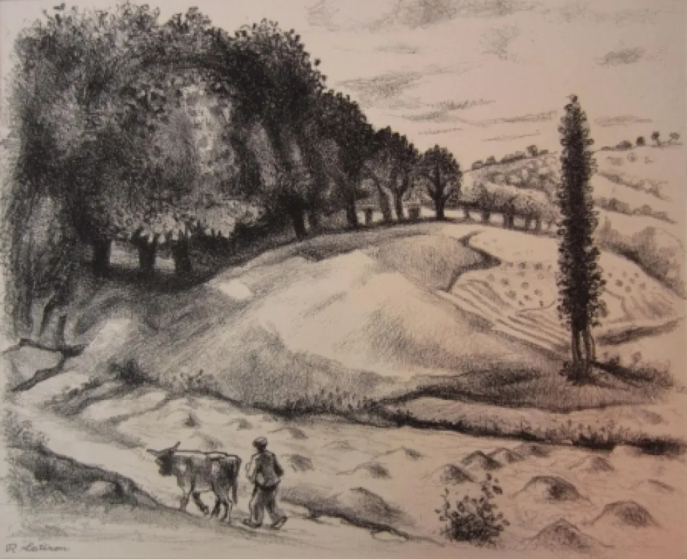 Etching Lotiron - Dix estampes originales