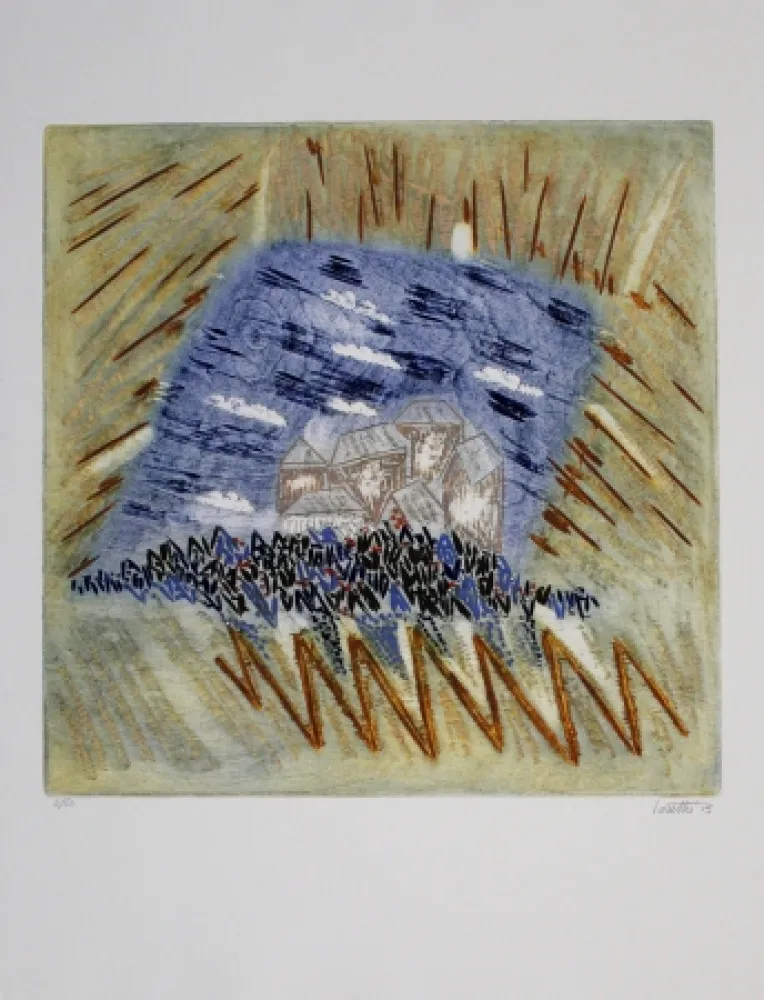 Etching And Aquatint Louttre - La fête est finie / The Party's Over