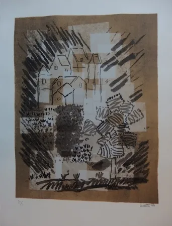 Lithograph Louttre - Le petit pays