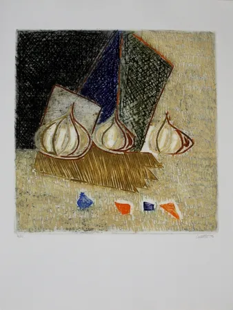 Etching Louttre - Un goût d'olive / A Taste of Olive