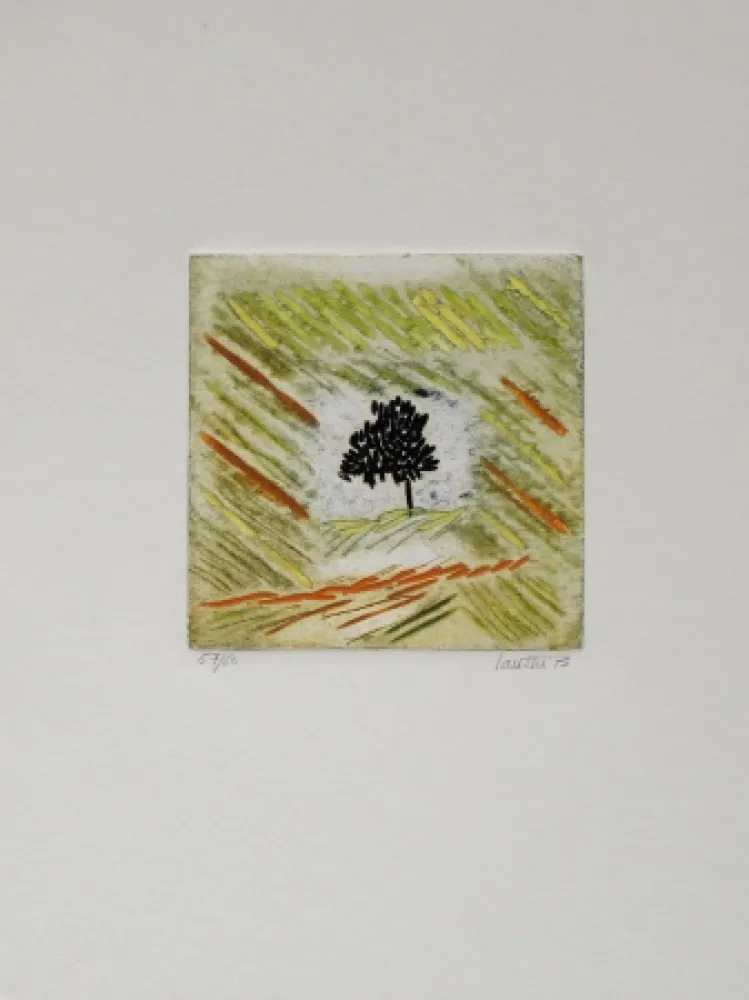 Etching Louttre - Une petite brune