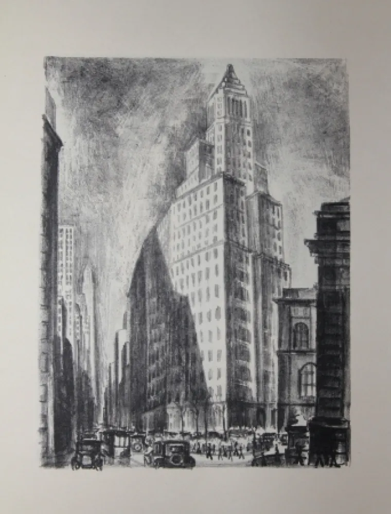 Lithograph Lubbers - NEW-YORK