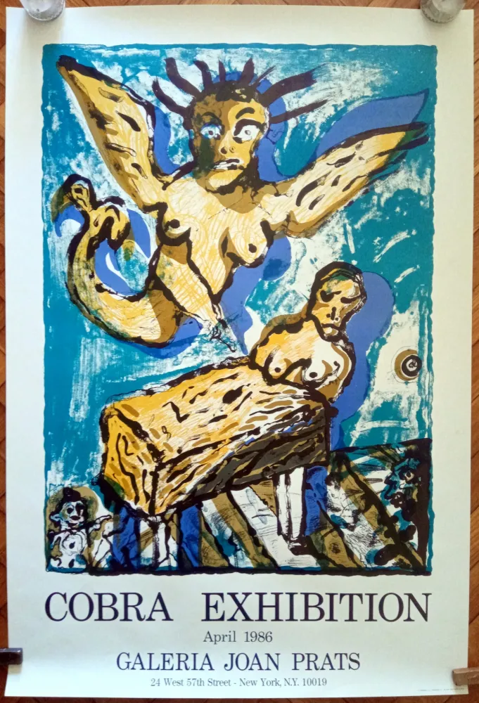 Poster Lucebert - COBRA EXHIBITION 