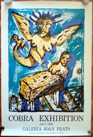 Poster Lucebert - COBRA EXHIBITION 