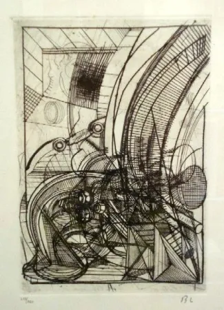 Engraving Luginbühl - Kleiner Stengel (Plan für Stengel)