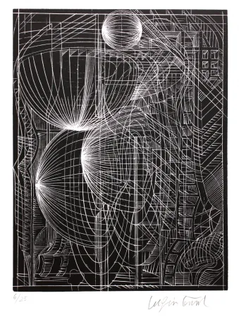 Woodcut Luginbühl - Ohne Titel (No title)