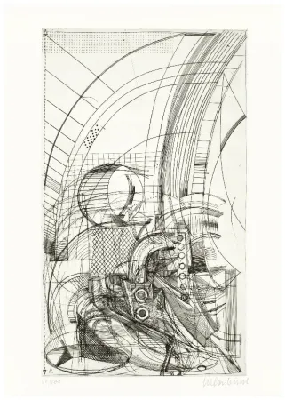Etching Luginbühl - Plan für Pegasus