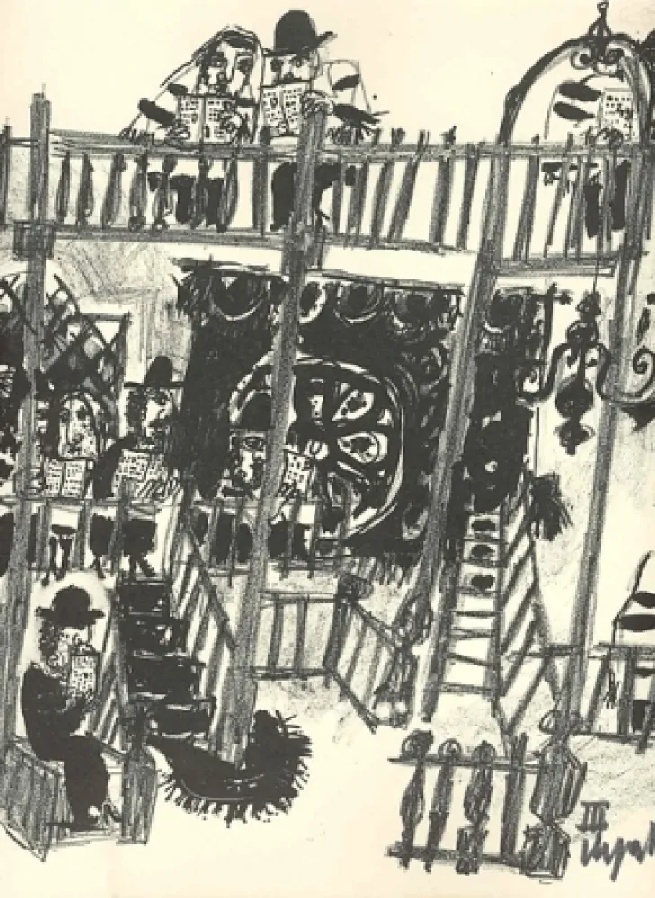 Illustrated Book Luzzati - Viaggio alla città di Safed