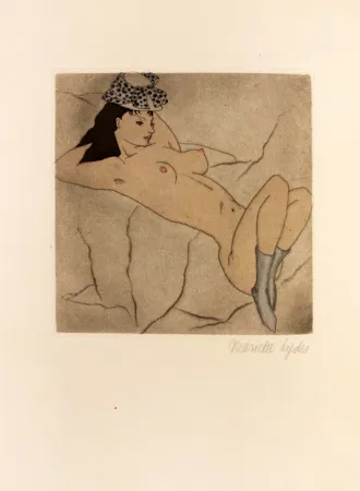 Illustrated Book Lydis - Baudelaire. LES FLEURS DU MAL. Gravures de Mariette Lydis. Avec suite complète des gravures en couleurs signées (1928)