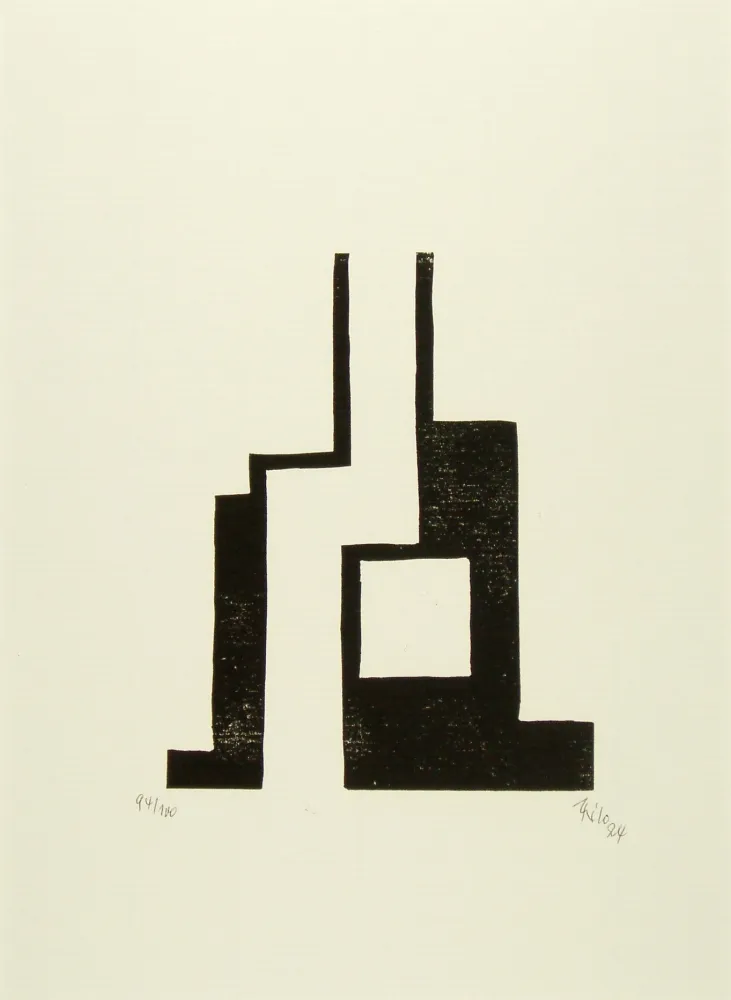 Woodcut Maatsch - Ohne Titel (No Title)