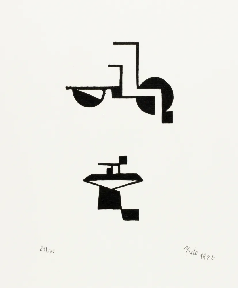 Woodcut Maatsch - Ohne Titel (No Title)