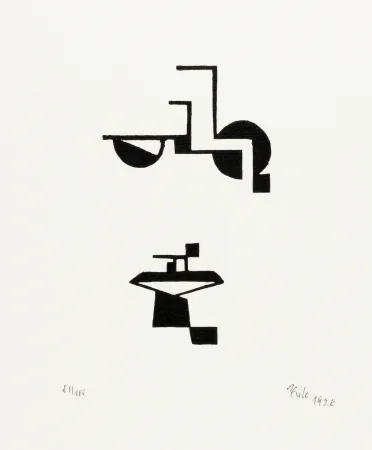 Woodcut Maatsch - Ohne Titel (No Title)