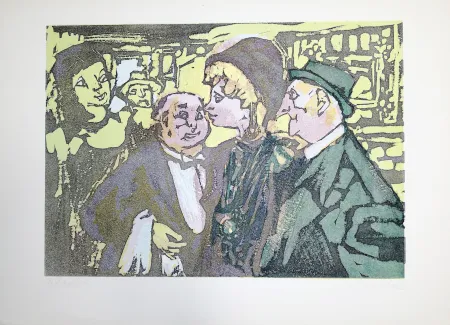 Linocut Maccari - S'accomodi