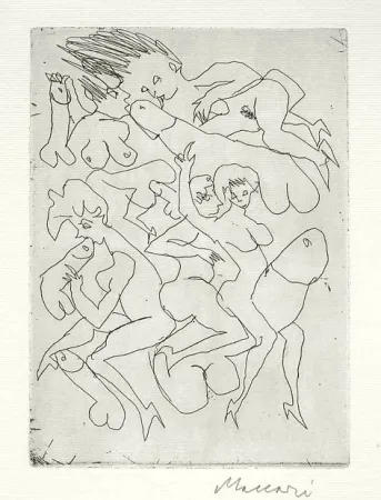 Etching Maccari - Senza titolo