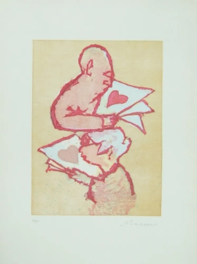 Linocut Maccari - Senza titolo