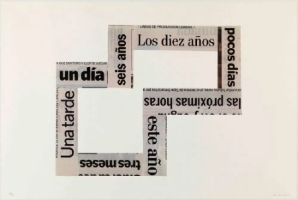 Lithograph Macchi - Las Horas