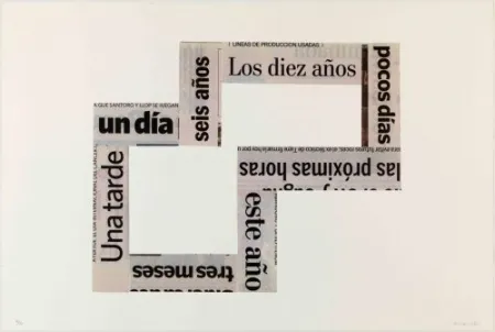 Lithograph Macchi - Las Horas