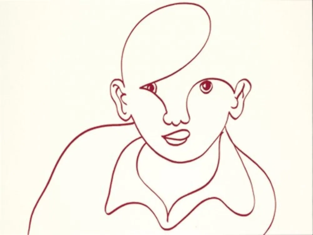 Lithograph Macías - Marrón 2