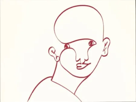 Lithograph Macías - Marrón 3