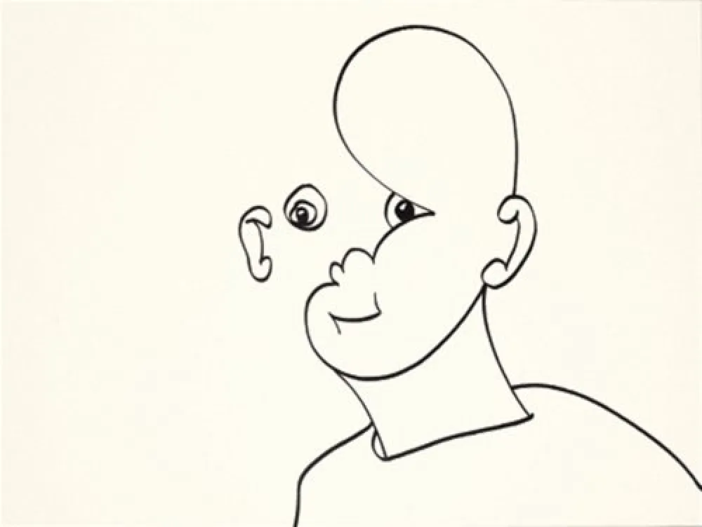 Lithograph Macías - Negro 2