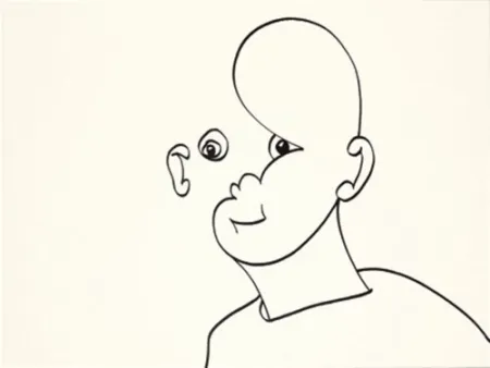 Lithograph Macías - Negro 2