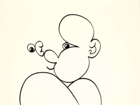 Lithograph Macías - Negro 3