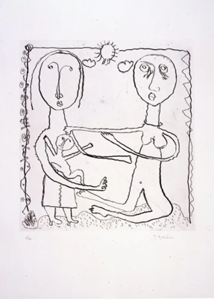 Engraving Macréau - Sans titre