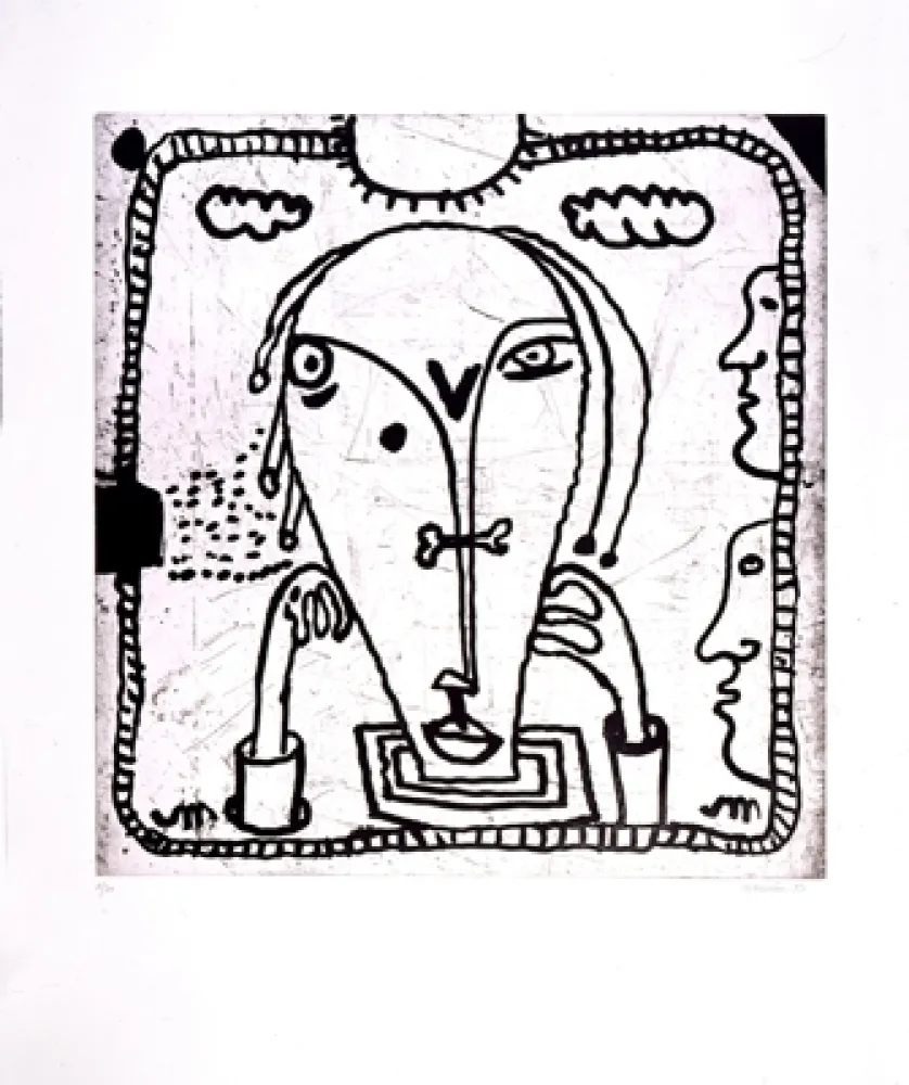 Etching And Aquatint Macréau - Sans titre