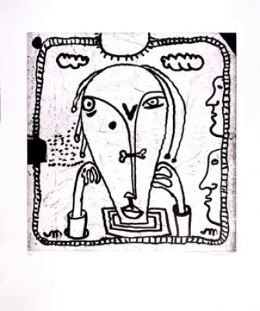 Etching And Aquatint Macréau - Sans titre