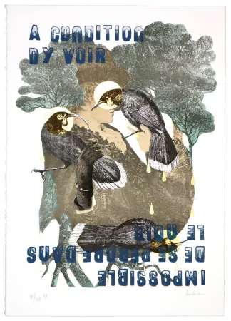 Lithograph Madame - A condition d'y voir