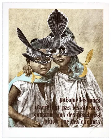 Lithograph Madame - Puisque les murs