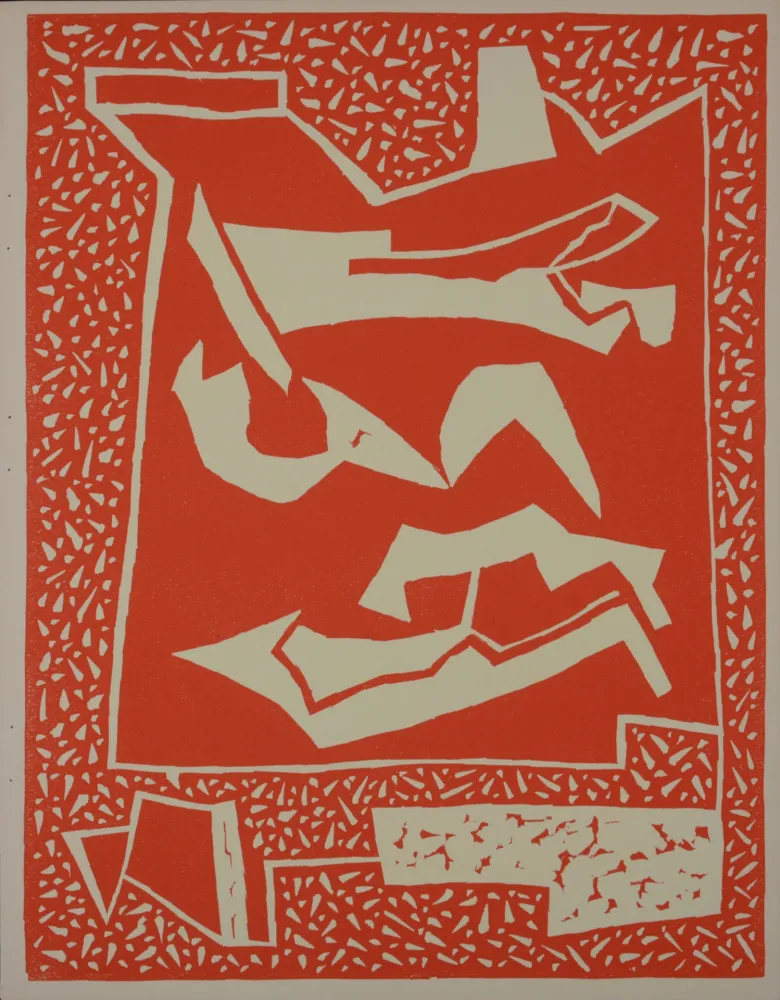 Woodcut Magnelli - Composition, 1938 (first edition)