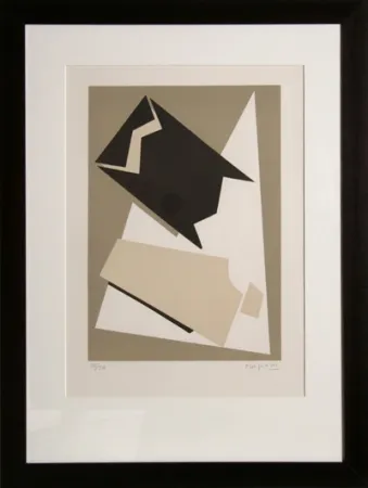 Lithograph Magnelli - Composition