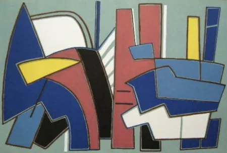 Lithograph Magnelli - Composition