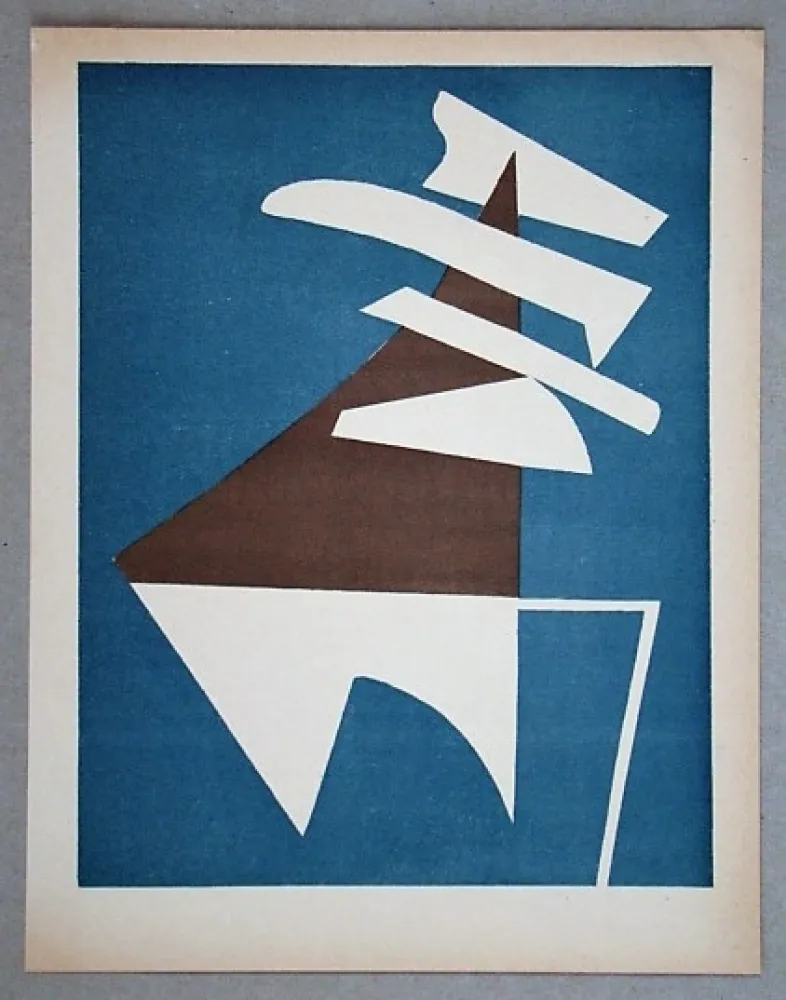 Lithograph Magnelli - Composition pour XXe Siècle