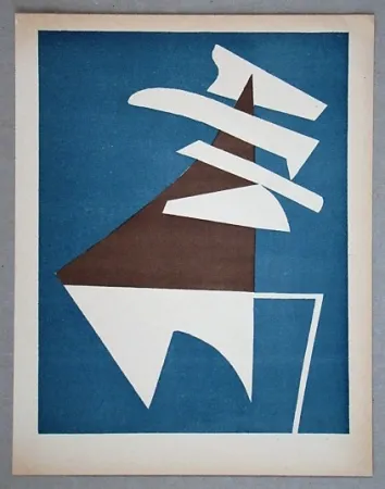 Lithograph Magnelli - Composition pour XXe Siècle