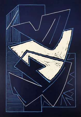 Linocut Magnelli - Composizione