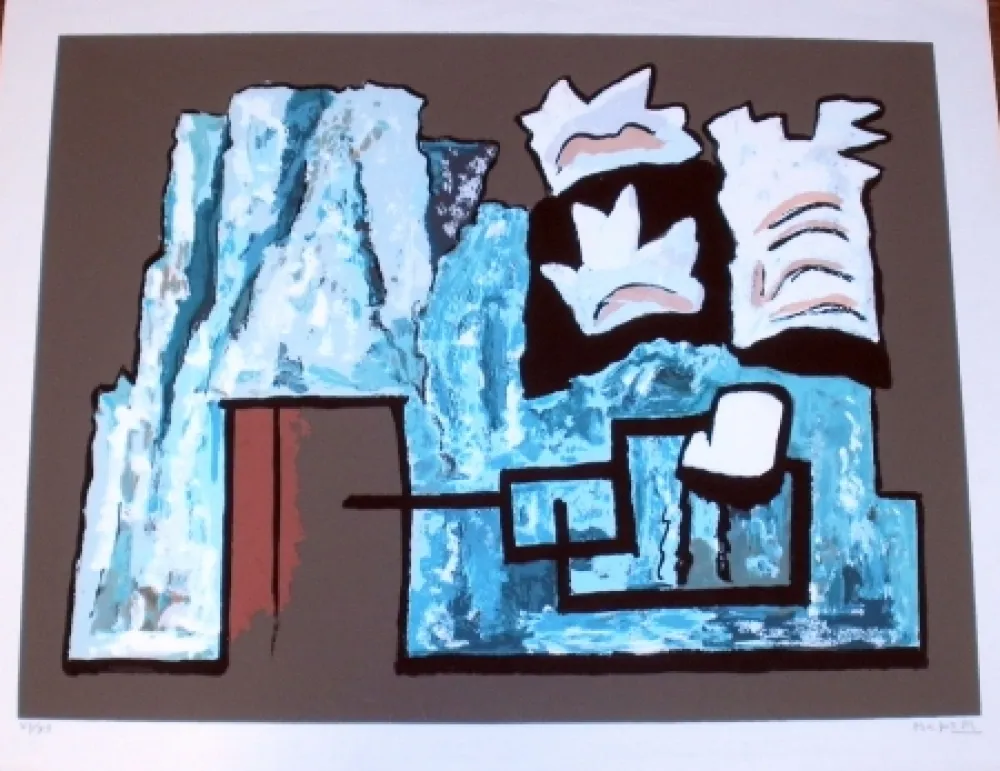 Screenprint Magnelli - Pierres