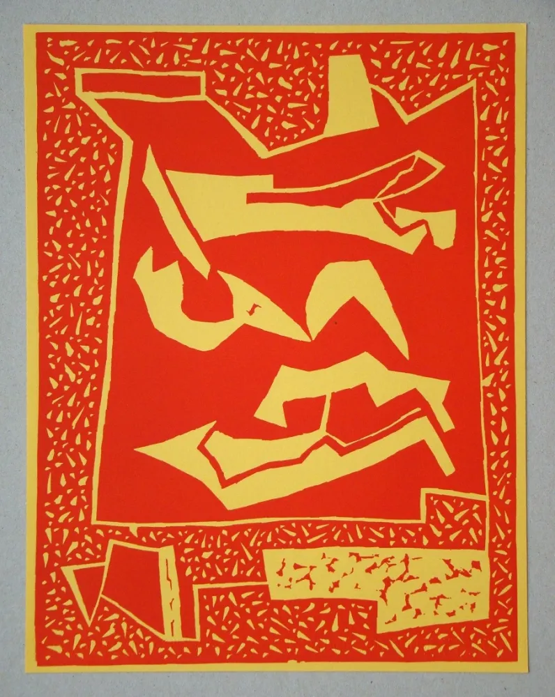 Woodcut Magnelli - Sans titre