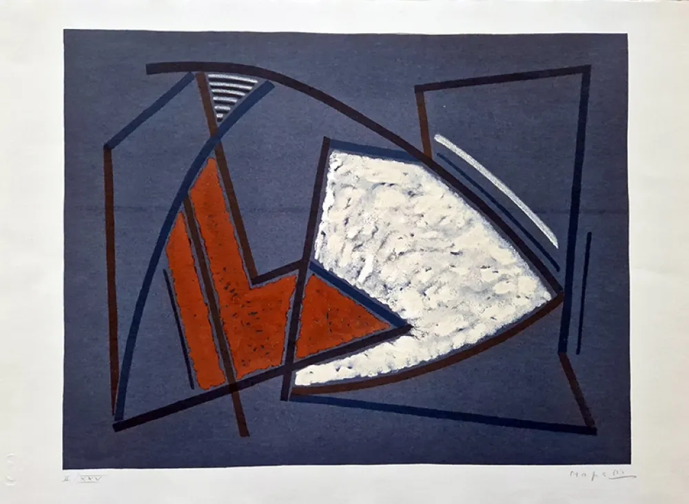 Lithograph Magnelli - Sans Titre