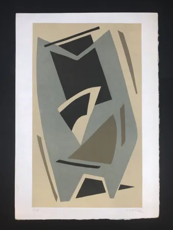 Lithograph Magnelli - Senza titolo 