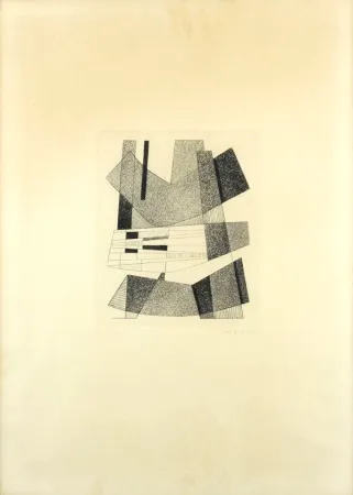 Etching And Aquatint Magnelli - Senza Titolo