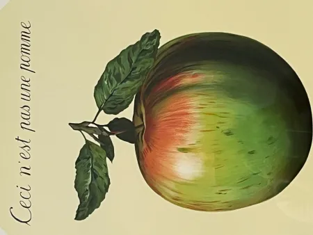 Lithograph Magritte - Ceci n'est pas une pomme