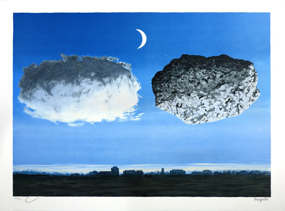 Lithograph Magritte - La Bataille de l'Argonne (The Battle of the Argonne)